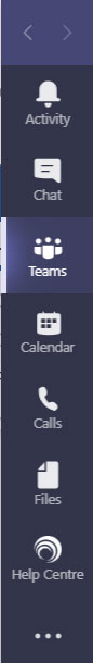 Help Centre side-bar button image